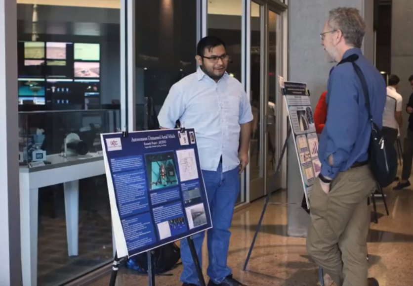 ASU Space Grant Intern presents poster