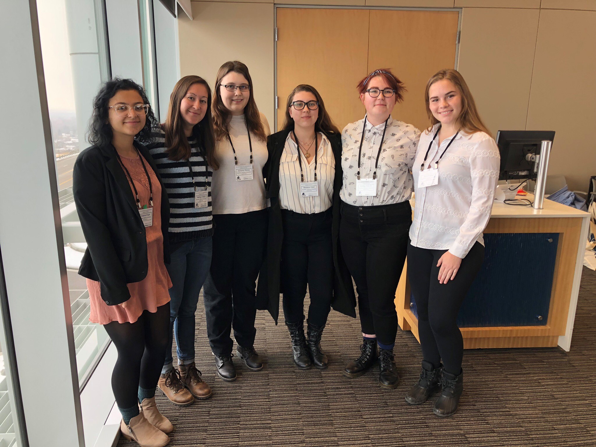 Main group photo:  L/R Victoria Girgis, Kathryn Tellez, Adriana Weise, Madelyn Hart, Hailey Osborn, Ariel Daniel