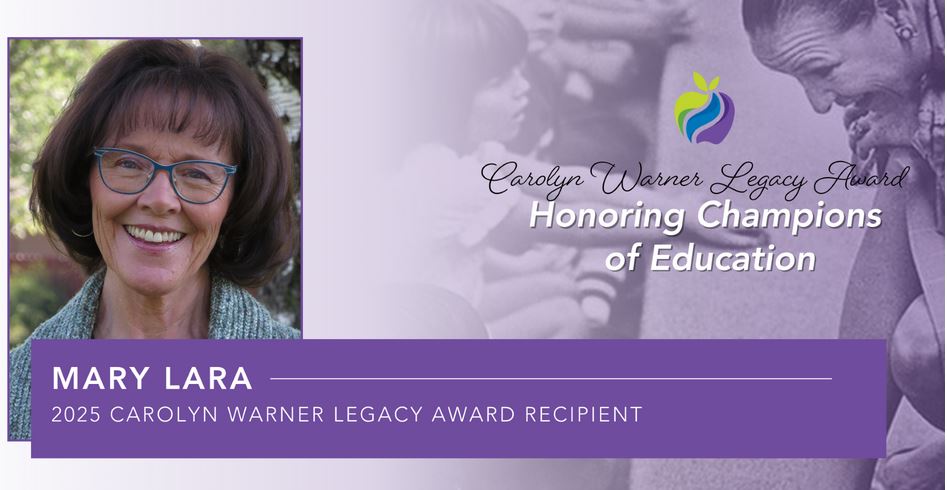 Mary Lara wins Carolyn Warner Legacy Award