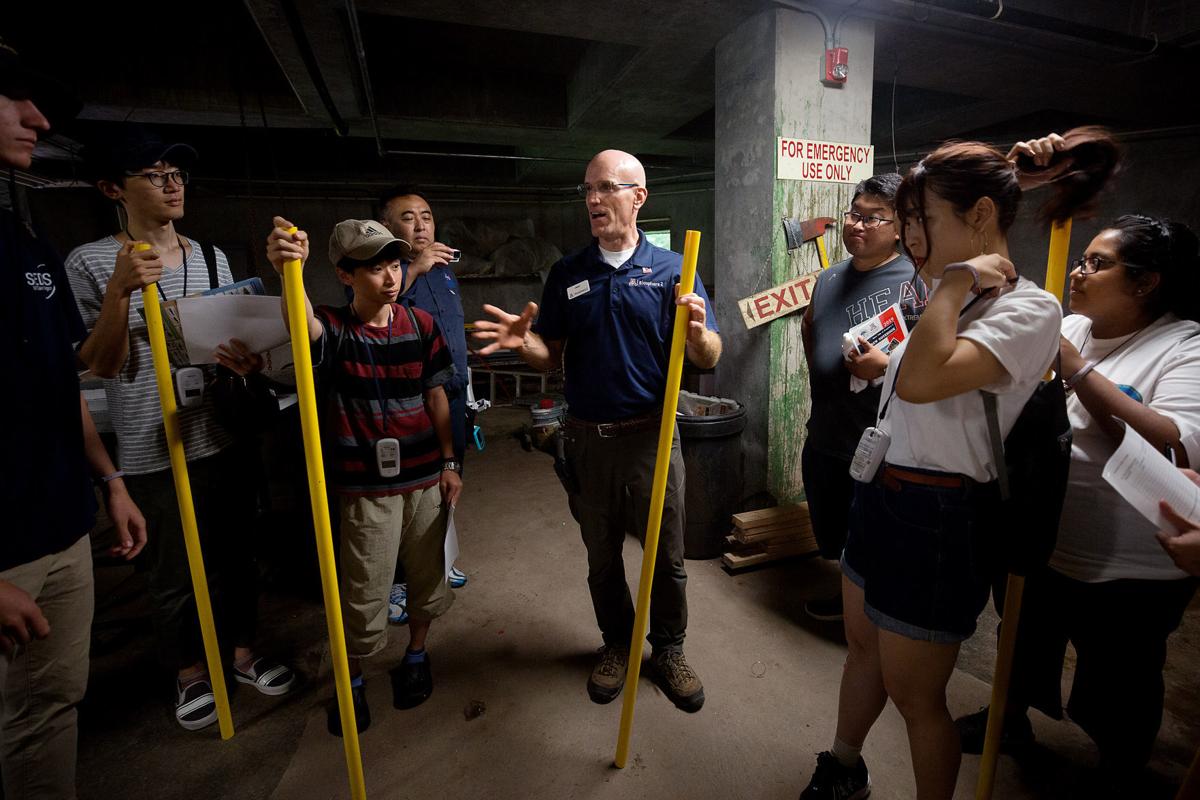 During the six-day camp, students were tasked with simulating a mission to Mars and designing a new biosphere for the surface of the planet.