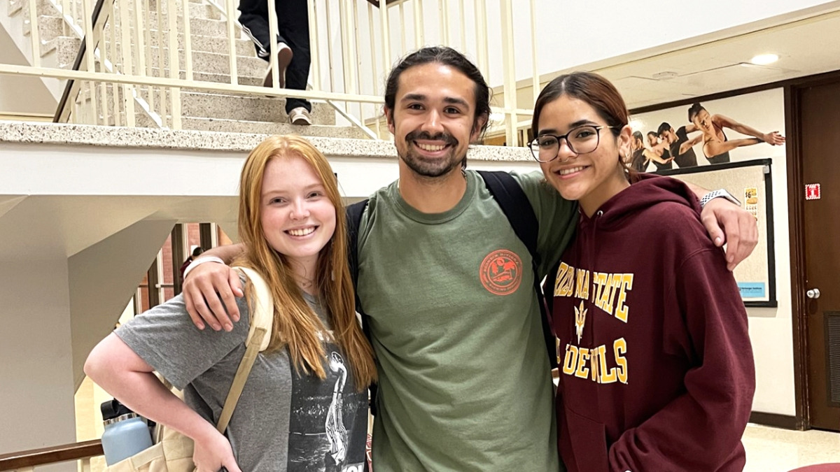 From left: Lindsey Tober, Matthew Marquez and Elizabeth Garayzar. Courtesy photo